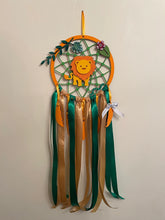 Load image into Gallery viewer, Hand Painted Wooden Dreamcatcher - Lion 1
