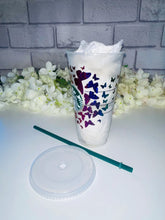 Load image into Gallery viewer, Butterflies Starbucks cold cup
